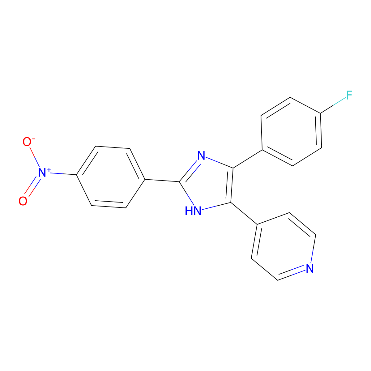 PD-169316 molecular structure, CAS 152121-53-4