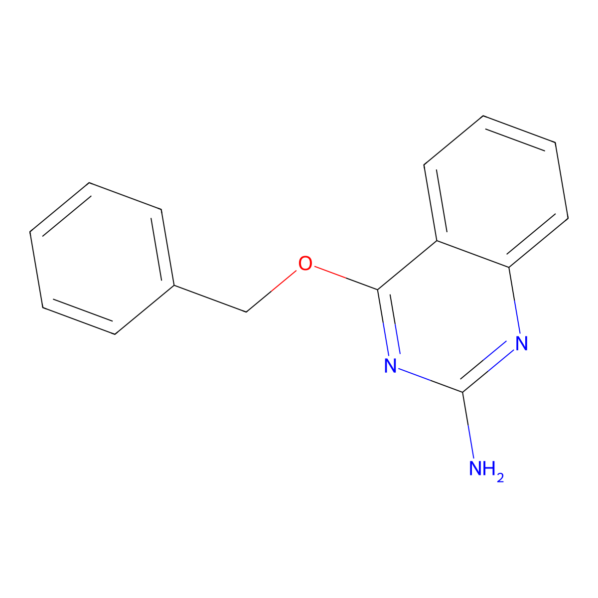 4-(Benzyloxy)quinazolin-2-amine molecular structure, CAS 1521247-33-5