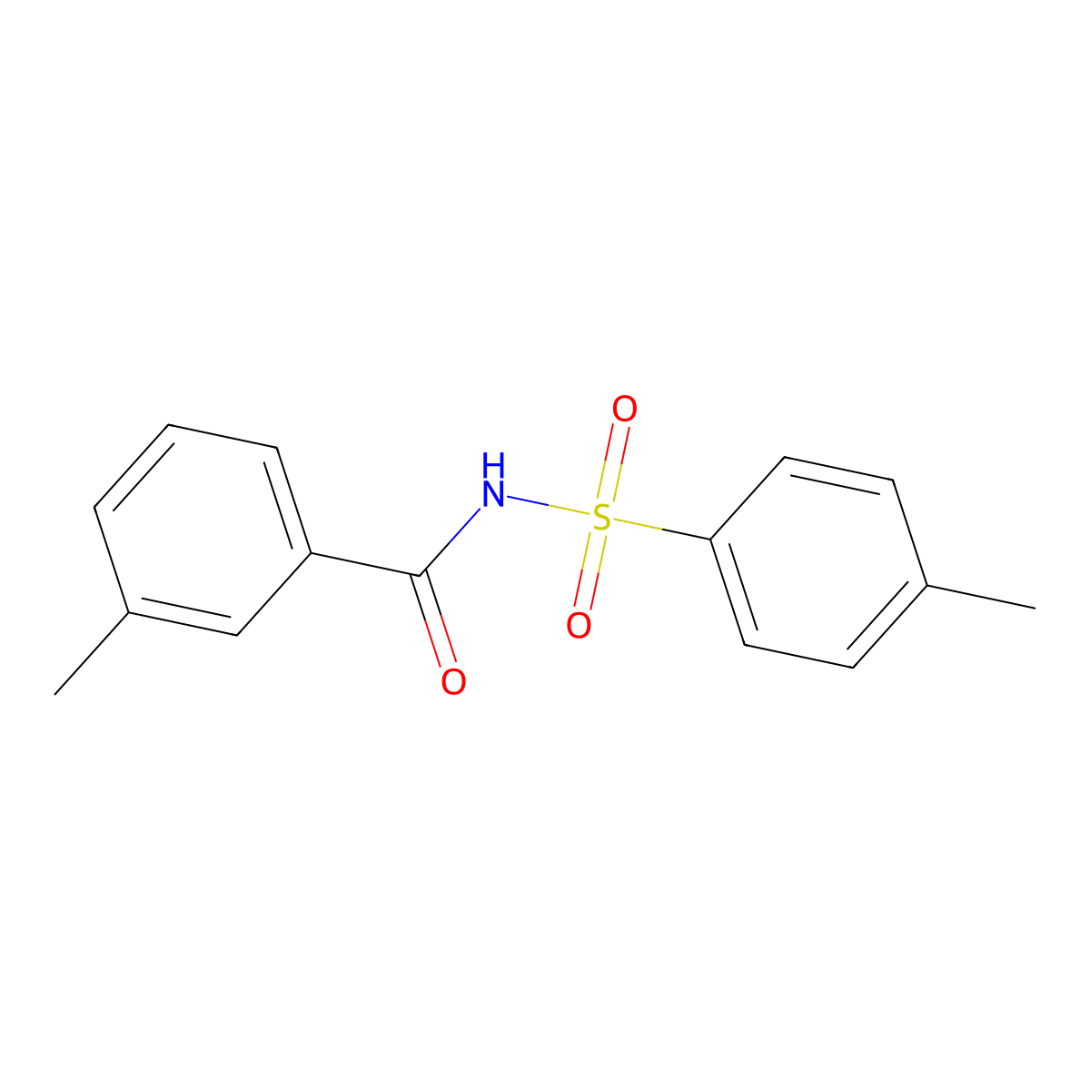 3-methyl-N-tosylbenzamide molecular structure, CAS 152126-61-9