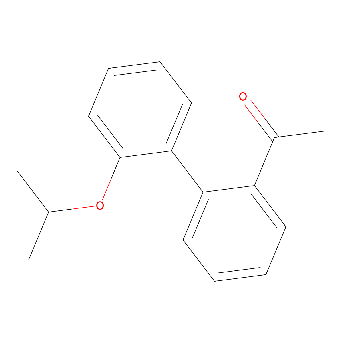 1-[2'-(1-Methylethoxy)[1,1'-biphenyl]-2-yl]ethanone molecular structure, CAS 1521376-07-7