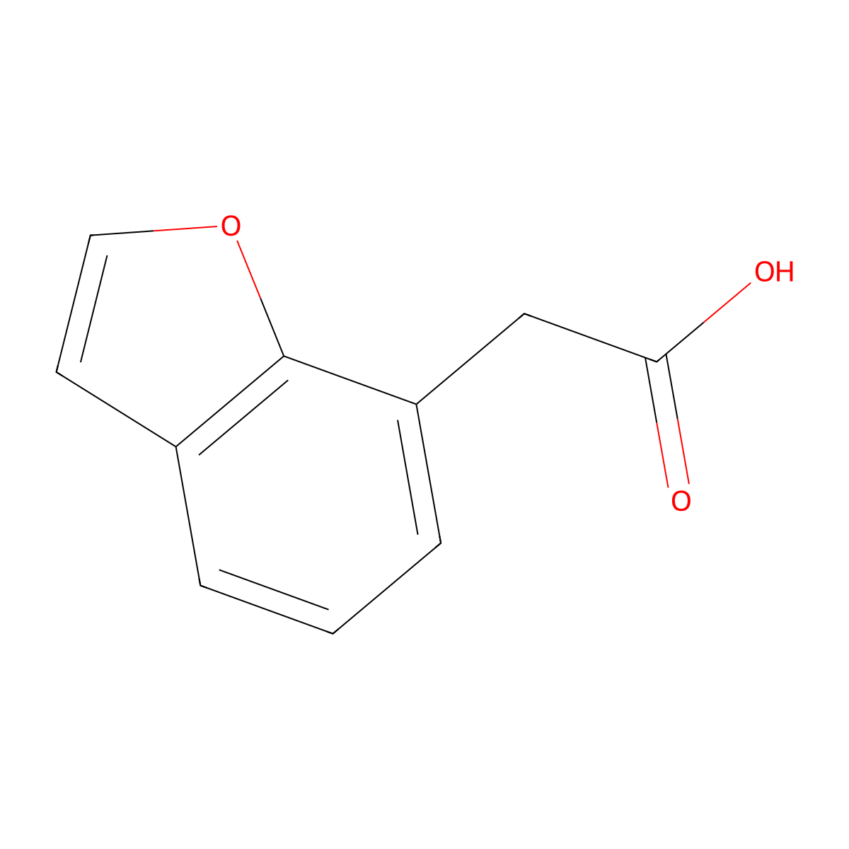 2-(1-Benzofuran-7-yl)aceticacid molecular structure, CAS 152149-67-2
