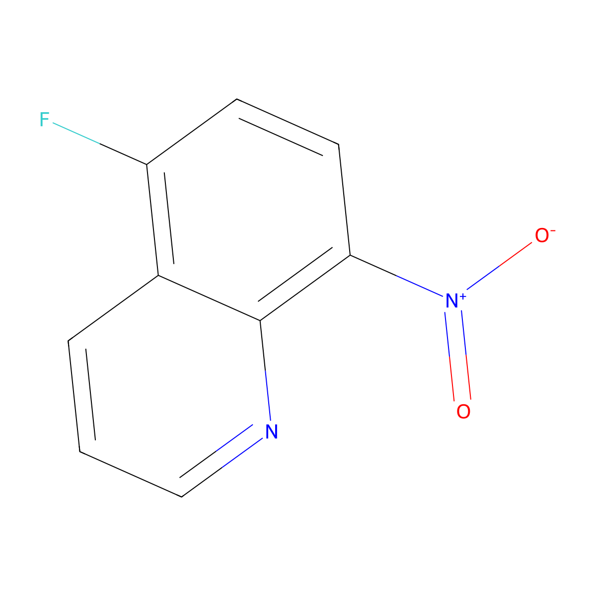 5-Fluoro-8-nitroquinoline molecular structure, CAS 152167-85-6