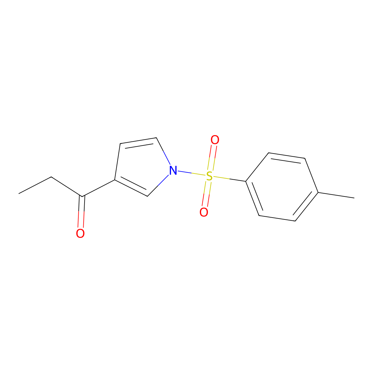 3-Propanoyl-1-tosylpyrrole molecular structure, CAS 152171-06-7