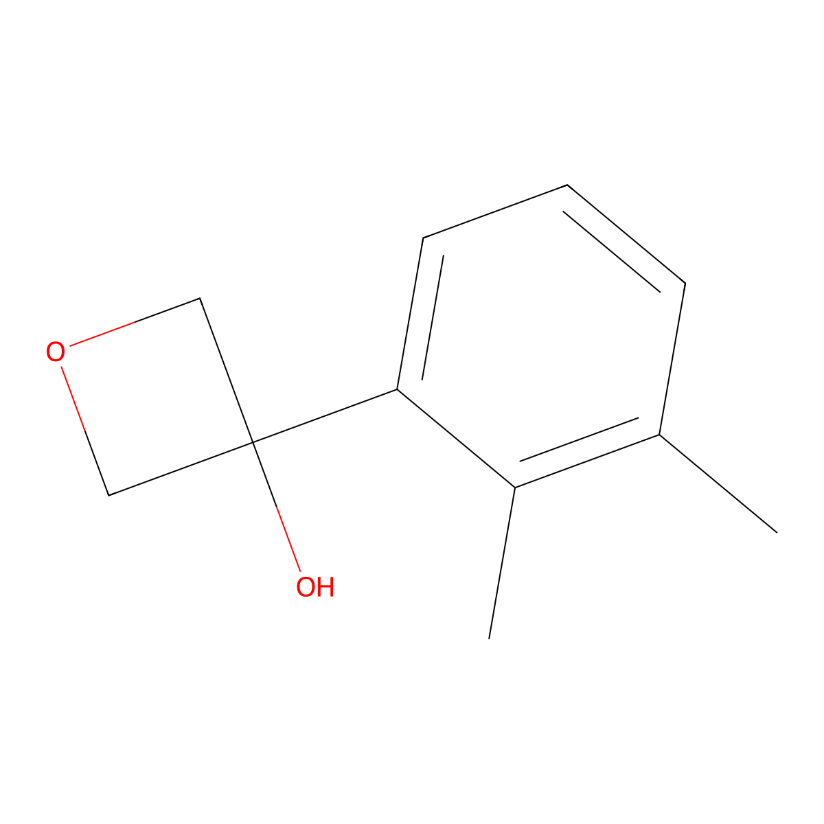 3-(2,3-Dimethylphenyl)-3-oxetanol molecular structure, CAS 1521790-11-3