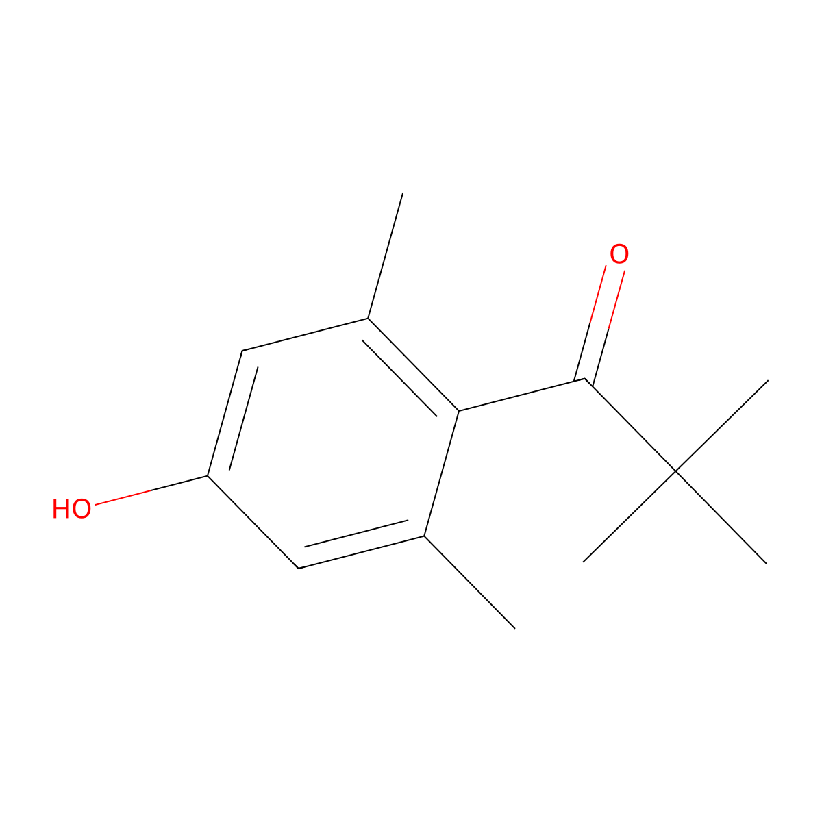 1-(4-Hydroxy-2,6-dimethylphenyl)-2,2-dimethylpropan-1-one molecular structure, CAS 1521793-51-0