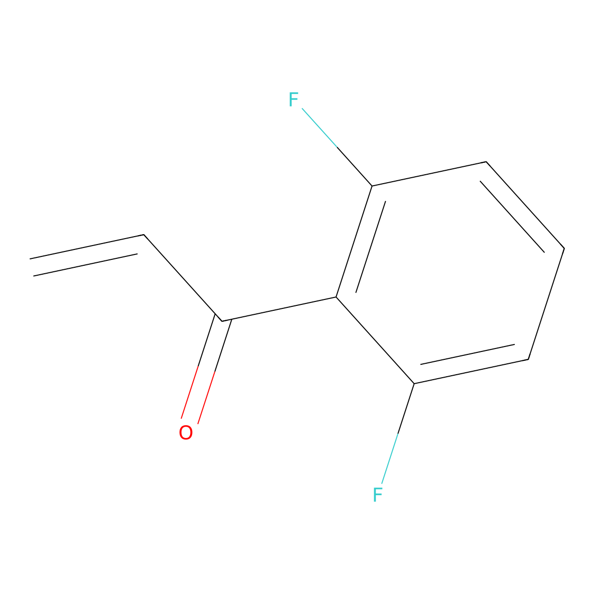 1-(2,6-Difluorophenyl)prop-2-en-1-one molecular structure, CAS 1521835-85-7
