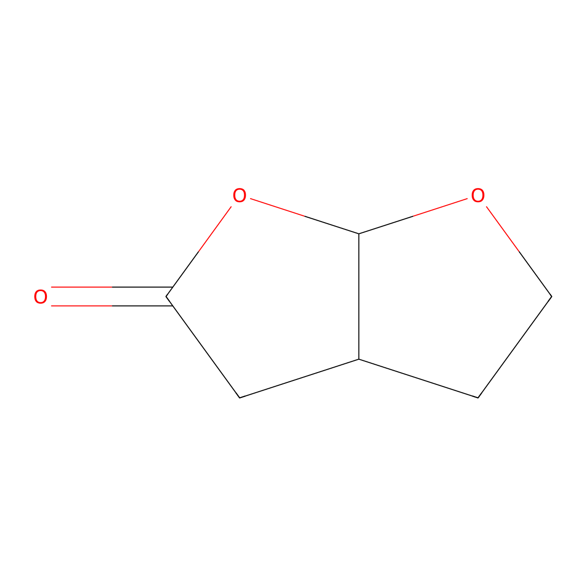 (3As,6ar)-tetrahydrofuro[2,3-b]furan-2(3h)-one molecular structure, CAS 152185-61-0