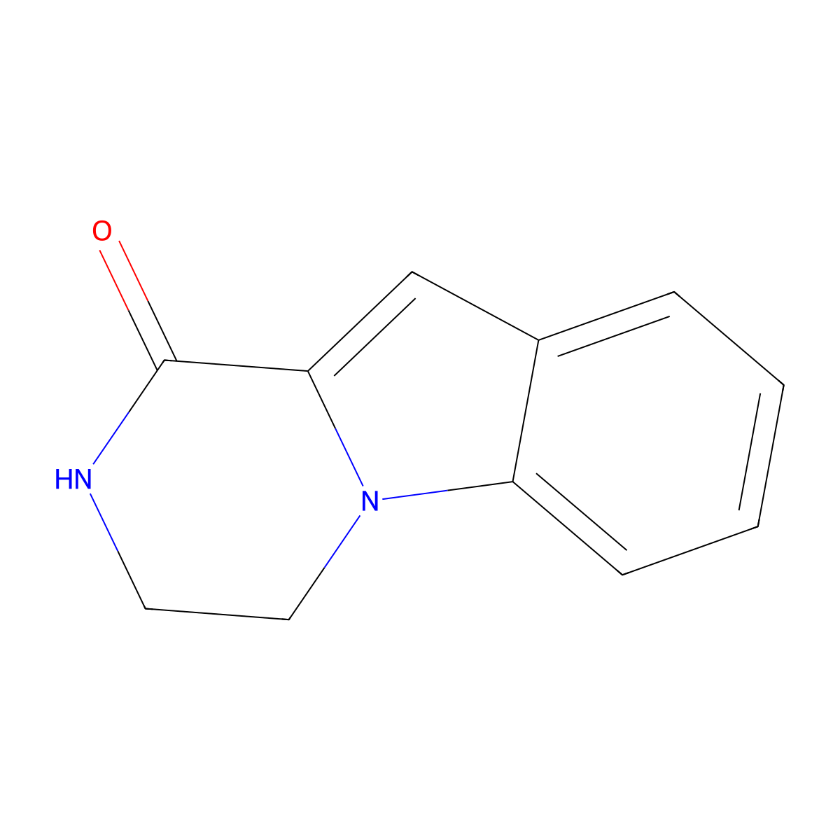 3,4-Dihydropyrazino[1,2-a]indol-1(2H)-one molecular structure, CAS 152193-85-6
