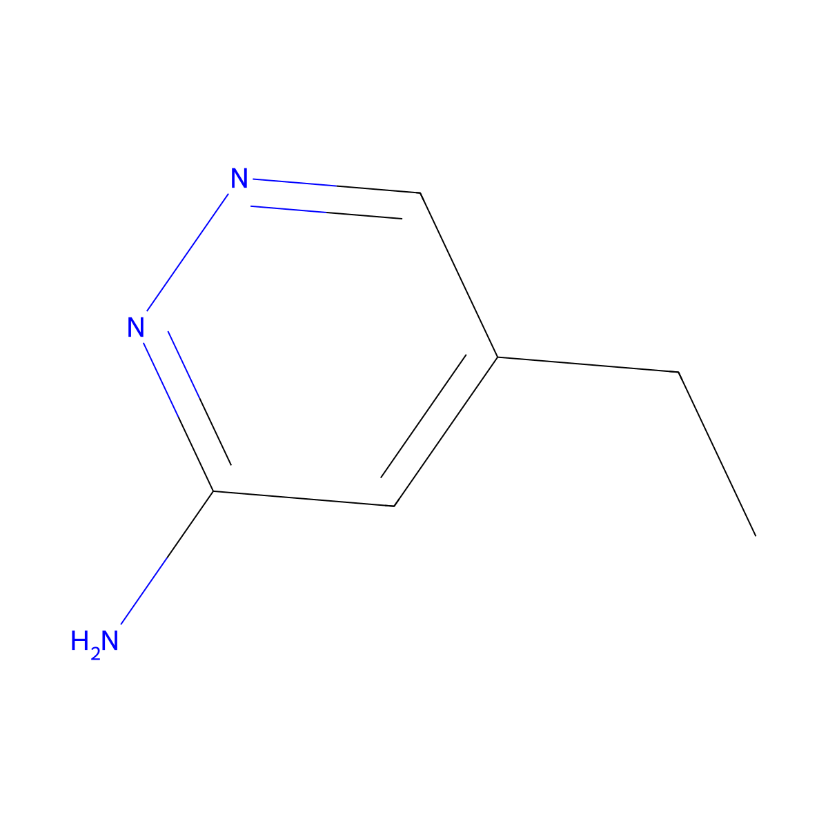 5-Ethylpyridazin-3-amine molecular structure, CAS 152194-69-9