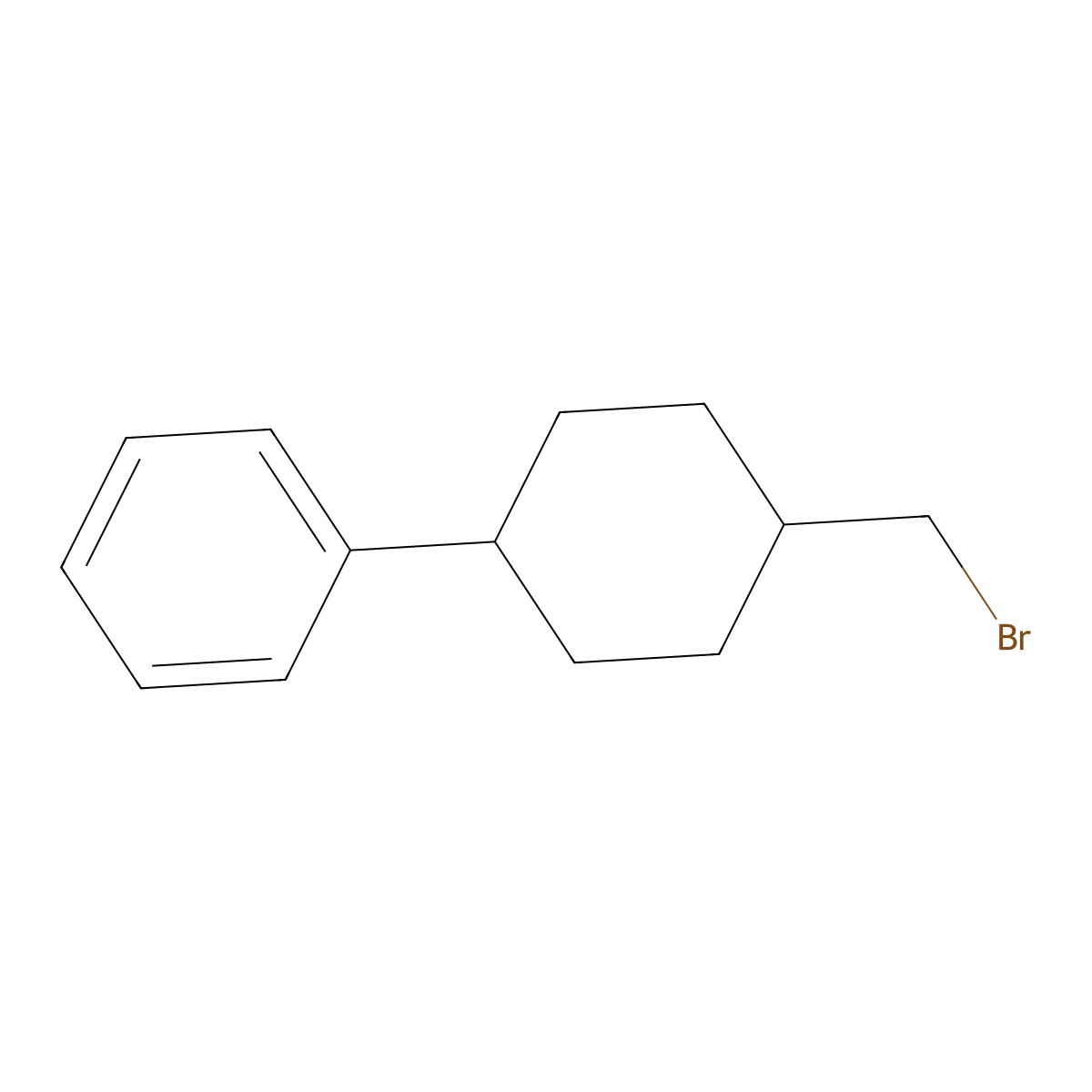 (4-(Bromomethyl)cyclohexyl)benzene molecular structure, CAS 1521961-37-4