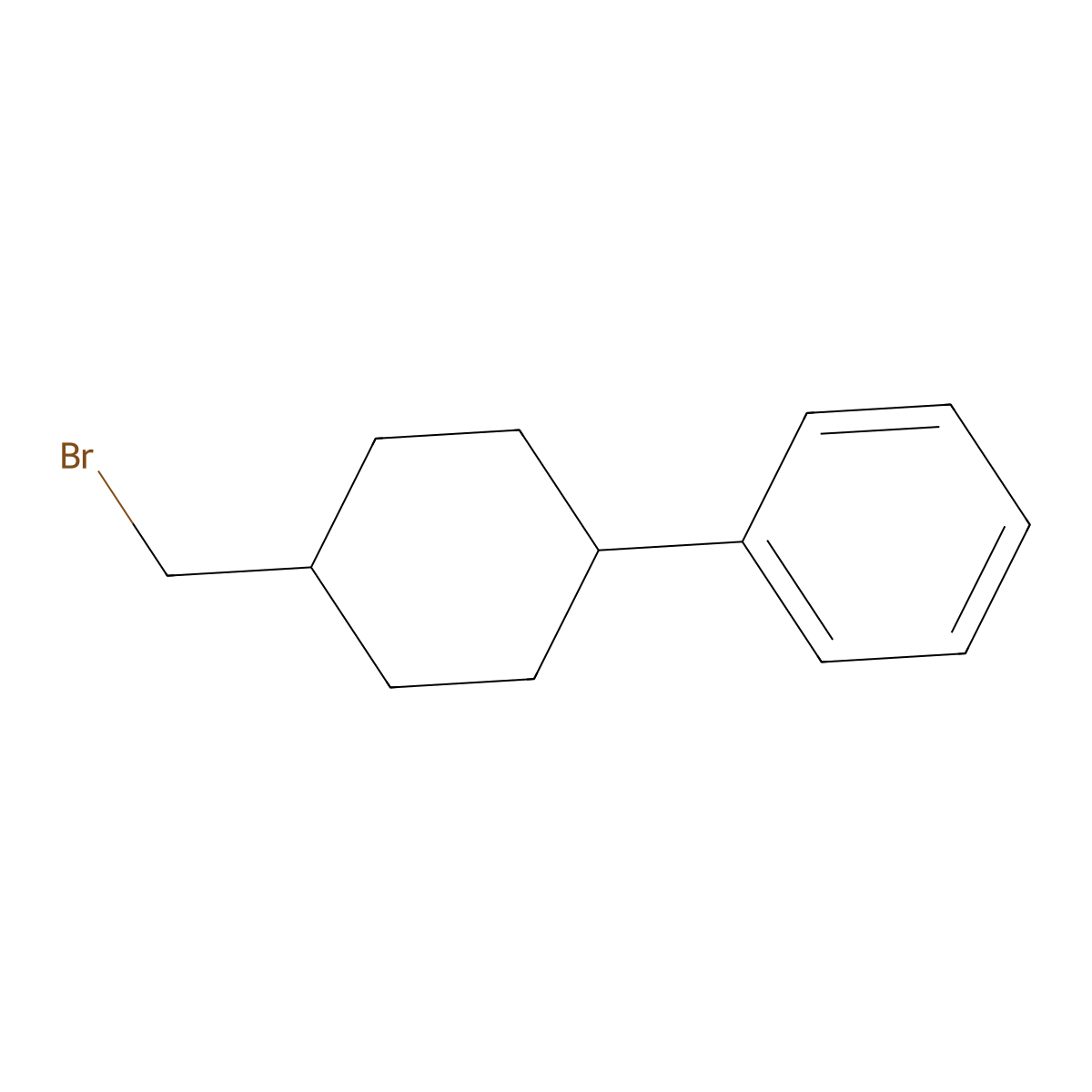 (4-(Bromomethyl)cyclohexyl)benzene molecular structure, CAS 1521961-37-4