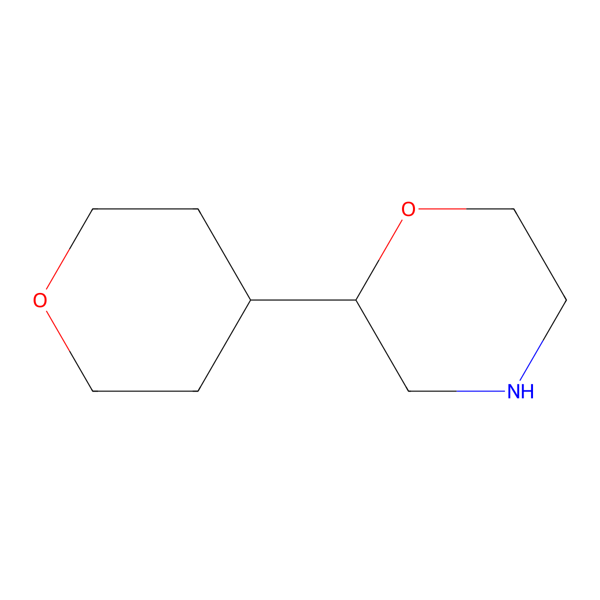 2-(Oxan-4-yl)morpholine molecular structure, CAS 1521982-50-2