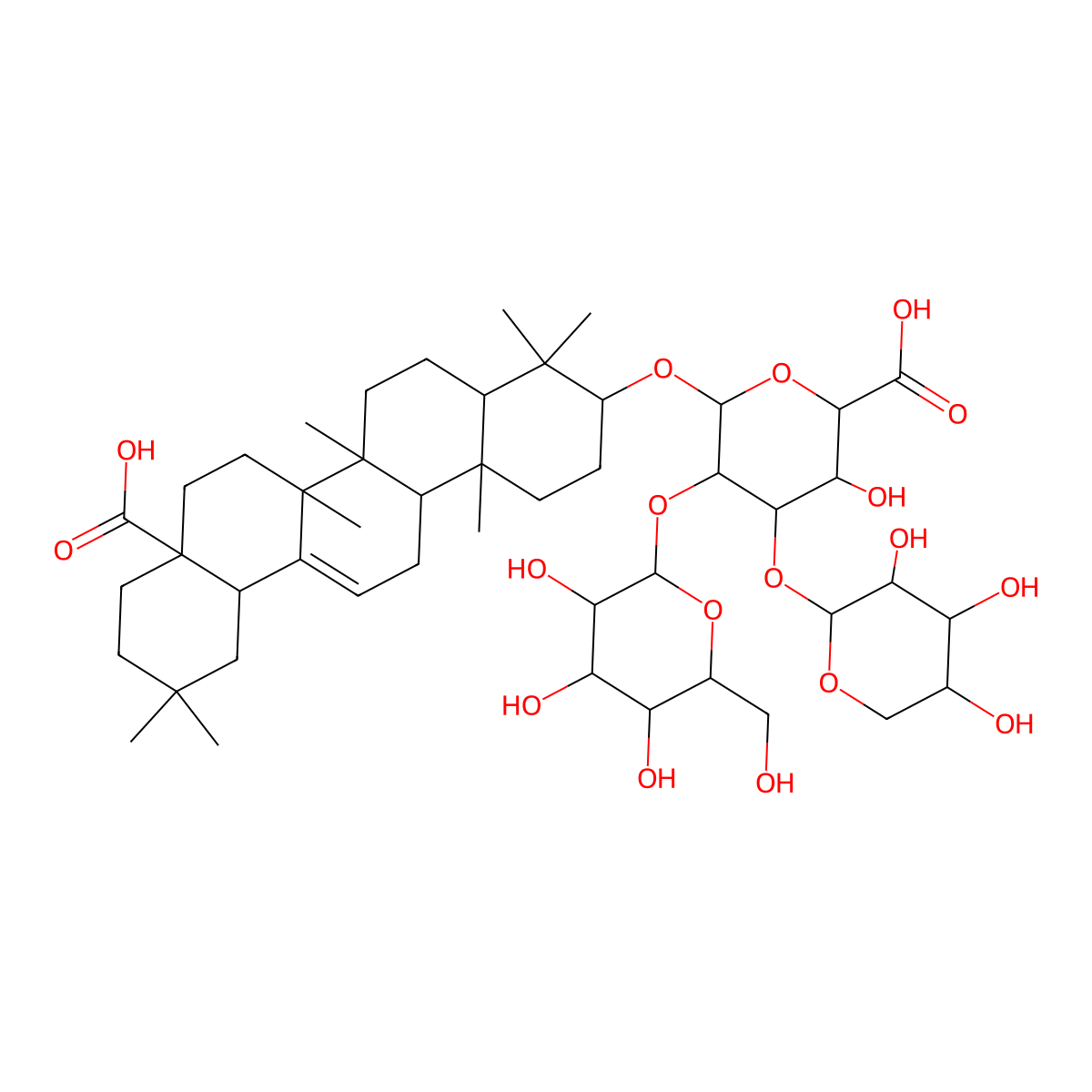 2'-O-Glucopyranosylmomordin Ic molecular structure, CAS 152203-45-7