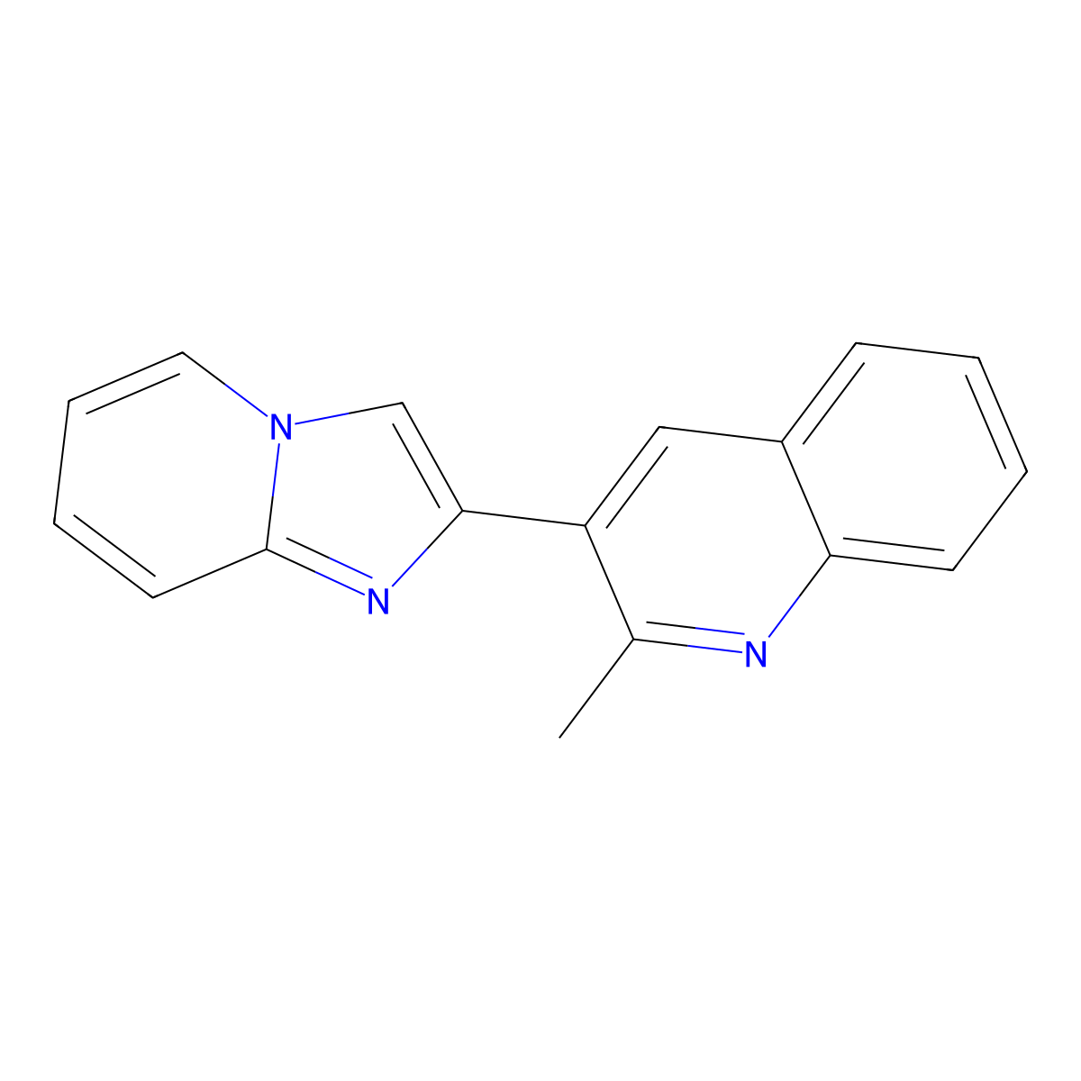 3-(Imidazo[1,2-A]pyridin-2-YL)-2-methylquinoline molecular structure, CAS 1522045-79-9