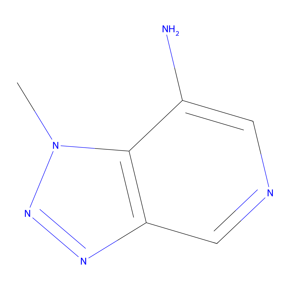 1-methyl-1H-[1,2,3]triazolo[4,5-c]pyridin-7-amine molecular structure, CAS 1522095-49-3