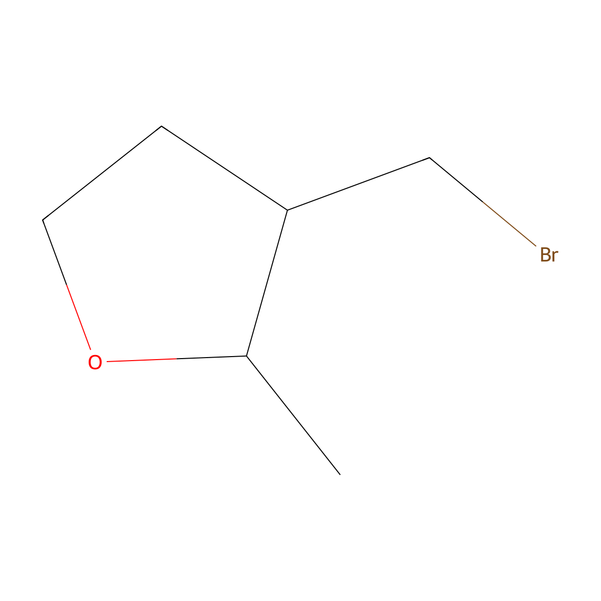 3-(Bromomethyl)-2-methyloxolane molecular structure, CAS 1522150-01-1