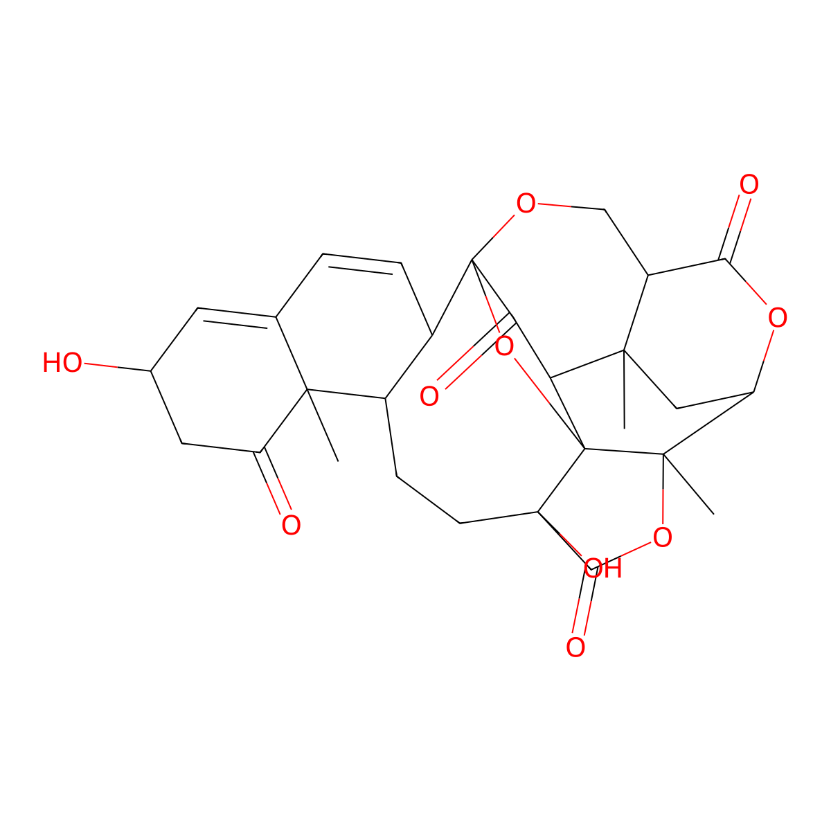 (1R,2S,5S,8S,9R,12S,17R,18R,21S,24R,26S,27S)-5,12-dihydroxy-2,9,26-trimethyl-3,19,23,28-tetraoxaoctacyclo[16.9.1.118,27.01,5.02,24.08,17.09,14.021,26]nonacosa-13,15-diene-4,10,22,29-tetrone molecular structure, CAS 152221-21-1