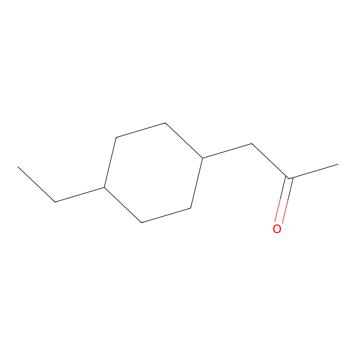1-(4-Ethylcyclohexyl)propan-2-one molecular structure, CAS 1522233-12-0