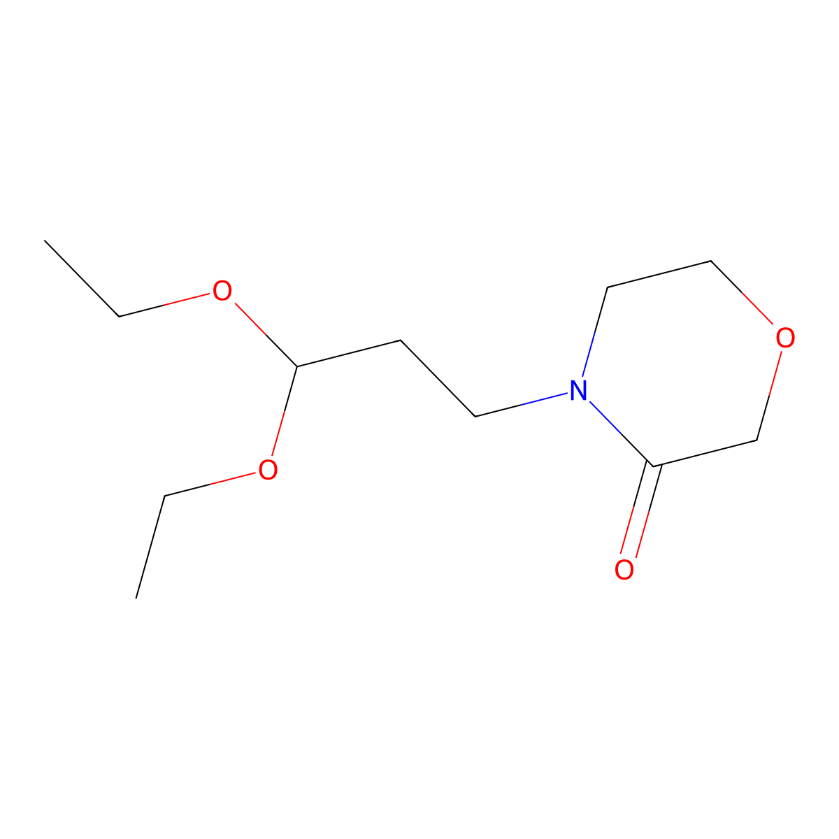 4-(3,3-Diethoxypropyl)morpholin-3-one molecular structure, CAS 1522308-05-9