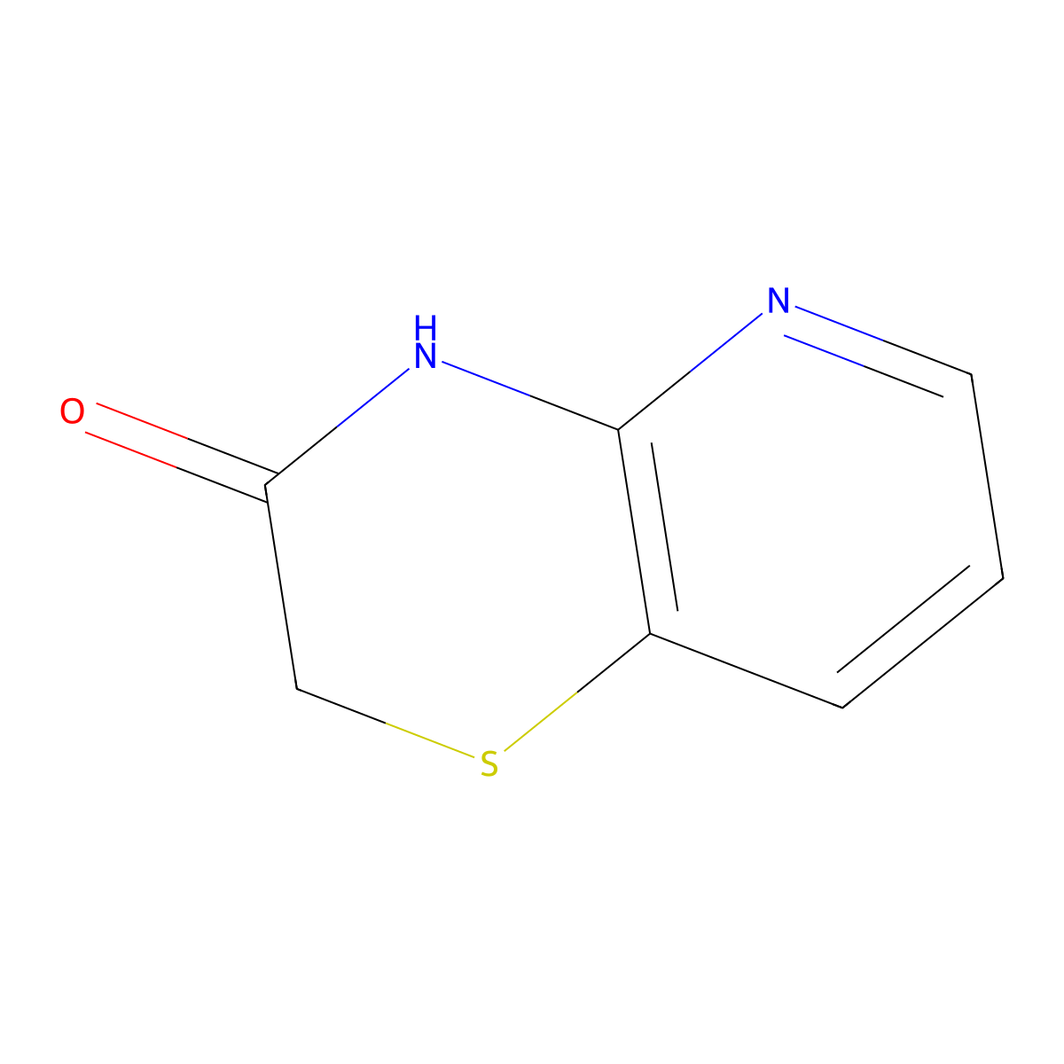 2h-Pyrido[3,2-b][1,4]thiazin-3(4h)-one molecular structure, CAS 1522380-21-7