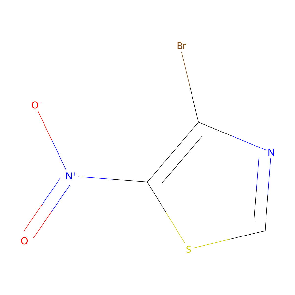 4-Bromo-5-nitrothiazole molecular structure, CAS 1522380-26-2