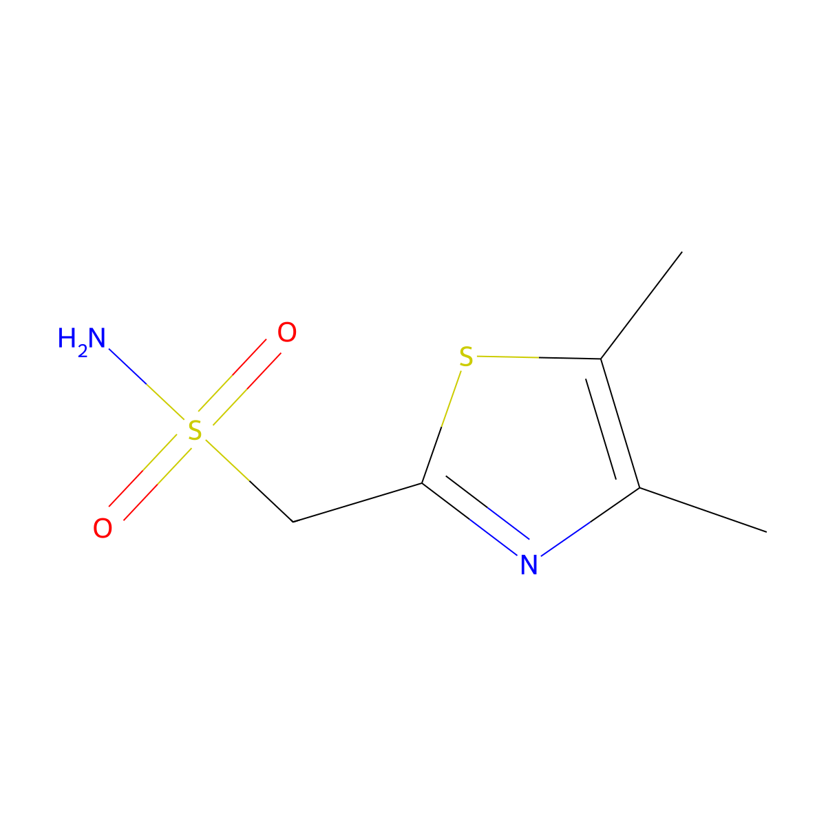 (Dimethyl-1,3-thiazol-2-yl)methanesulfonamide molecular structure, CAS 1522382-89-3