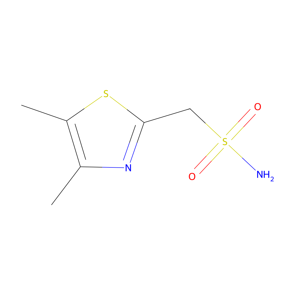 (Dimethyl-1,3-thiazol-2-yl)methanesulfonamide molecular structure, CAS 1522382-89-3