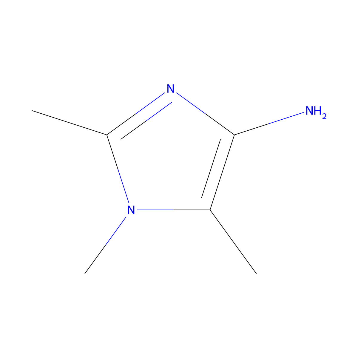 1,2,5-trimethyl-1H-imidazol-4-amine molecular structure, CAS 1522466-37-0