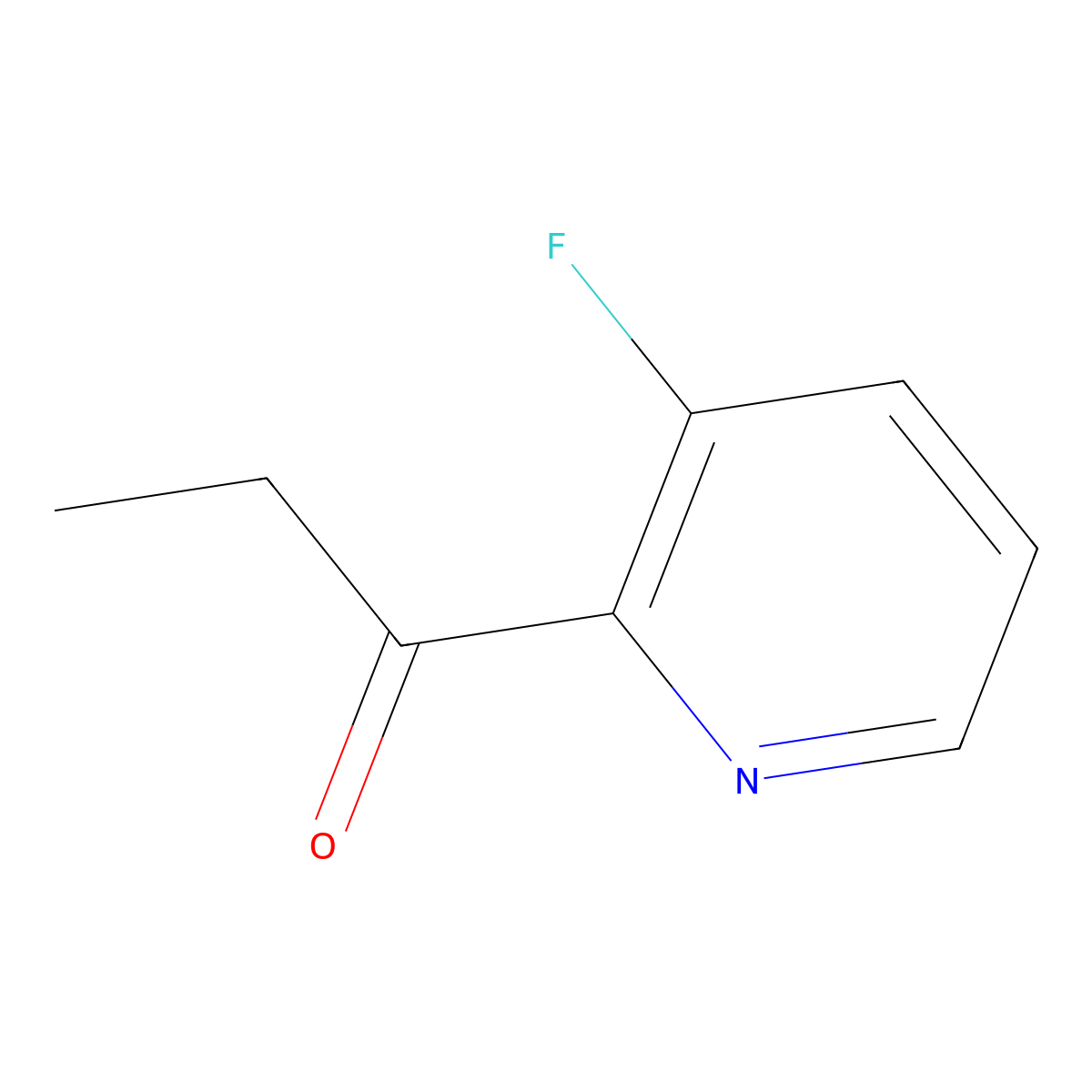 1-(3-Fluoropyridin-2-yl)propan-1-one molecular structure, CAS 1522466-99-4