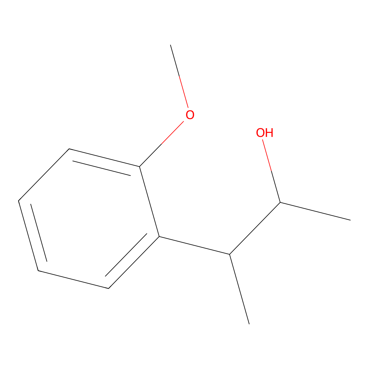 3-(2-Methoxyphenyl)butan-2-ol molecular structure, CAS 1522483-17-5