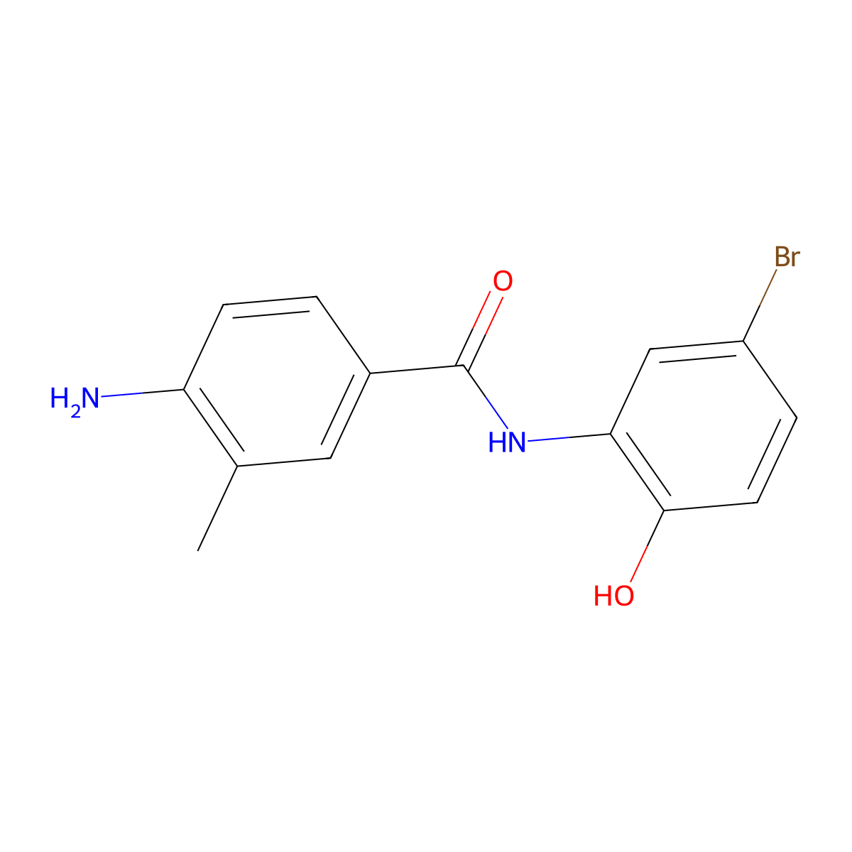 4-amino-N-(5-bromo-2-hydroxyphenyl)-3-methylbenzamide molecular structure, CAS 1522495-64-2