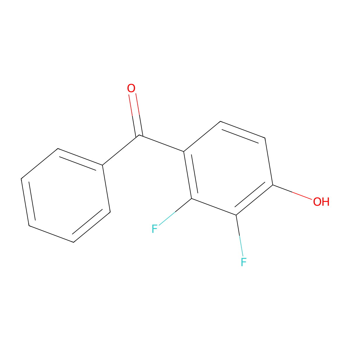 4-Benzoyl-2,3-difluorophenol molecular structure, CAS 1522520-78-0