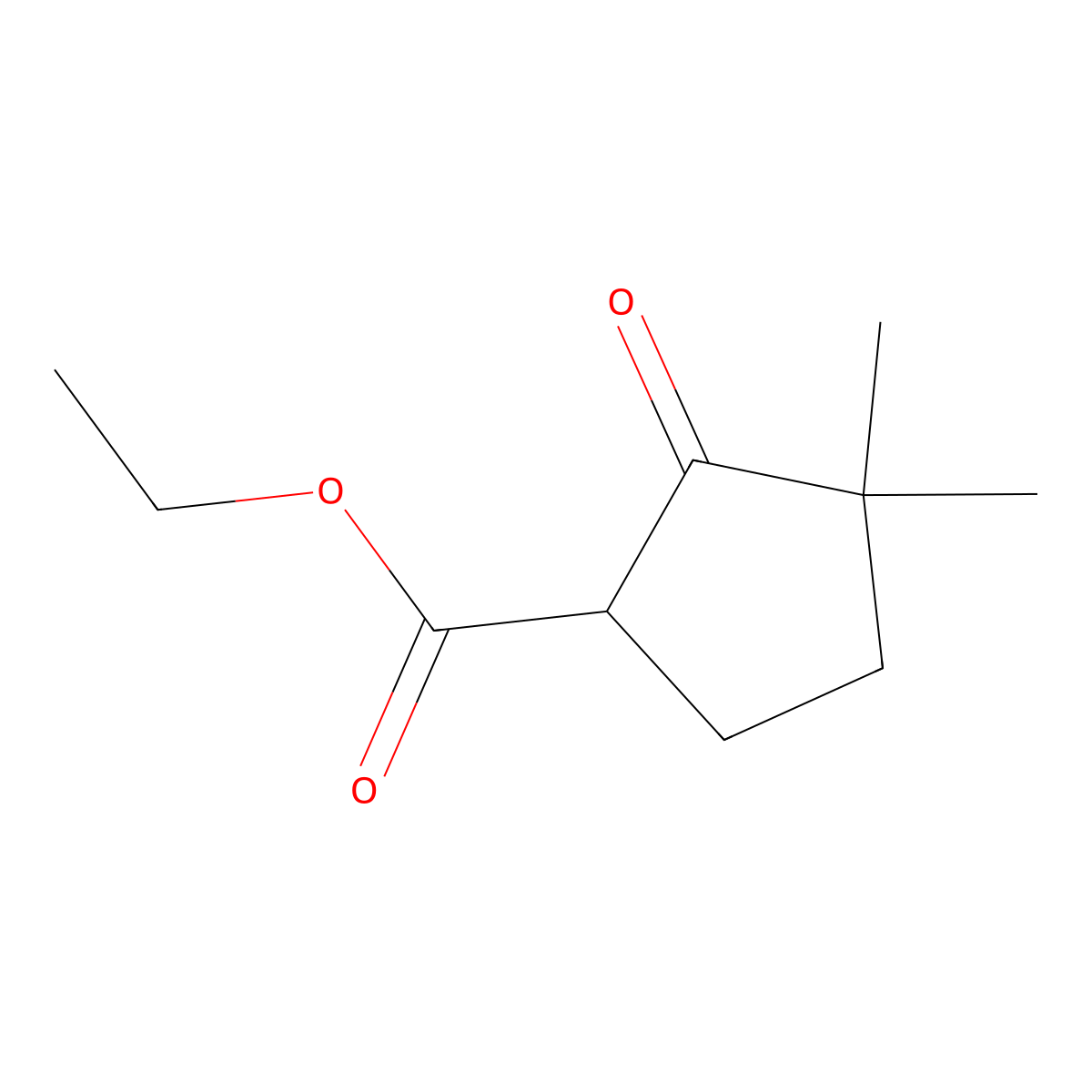 Ethyl 3,3-dimethyl-2-oxocyclopentane-1-carboxylate molecular structure, CAS 1522633-24-4