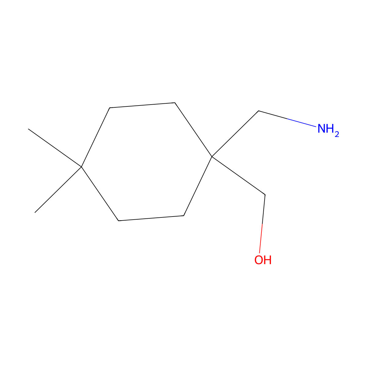 [1-(Aminomethyl)-4,4-dimethylcyclohexyl]methanol molecular structure, CAS 1522645-03-9