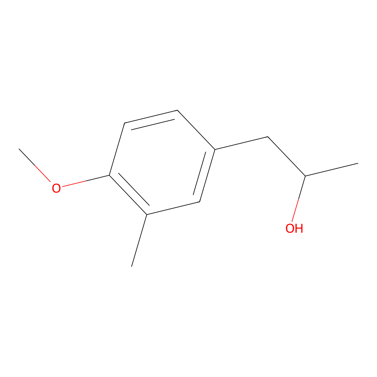 1-(4-Methoxy-3-methylphenyl)-2-propanol molecular structure, CAS 1522646-96-3