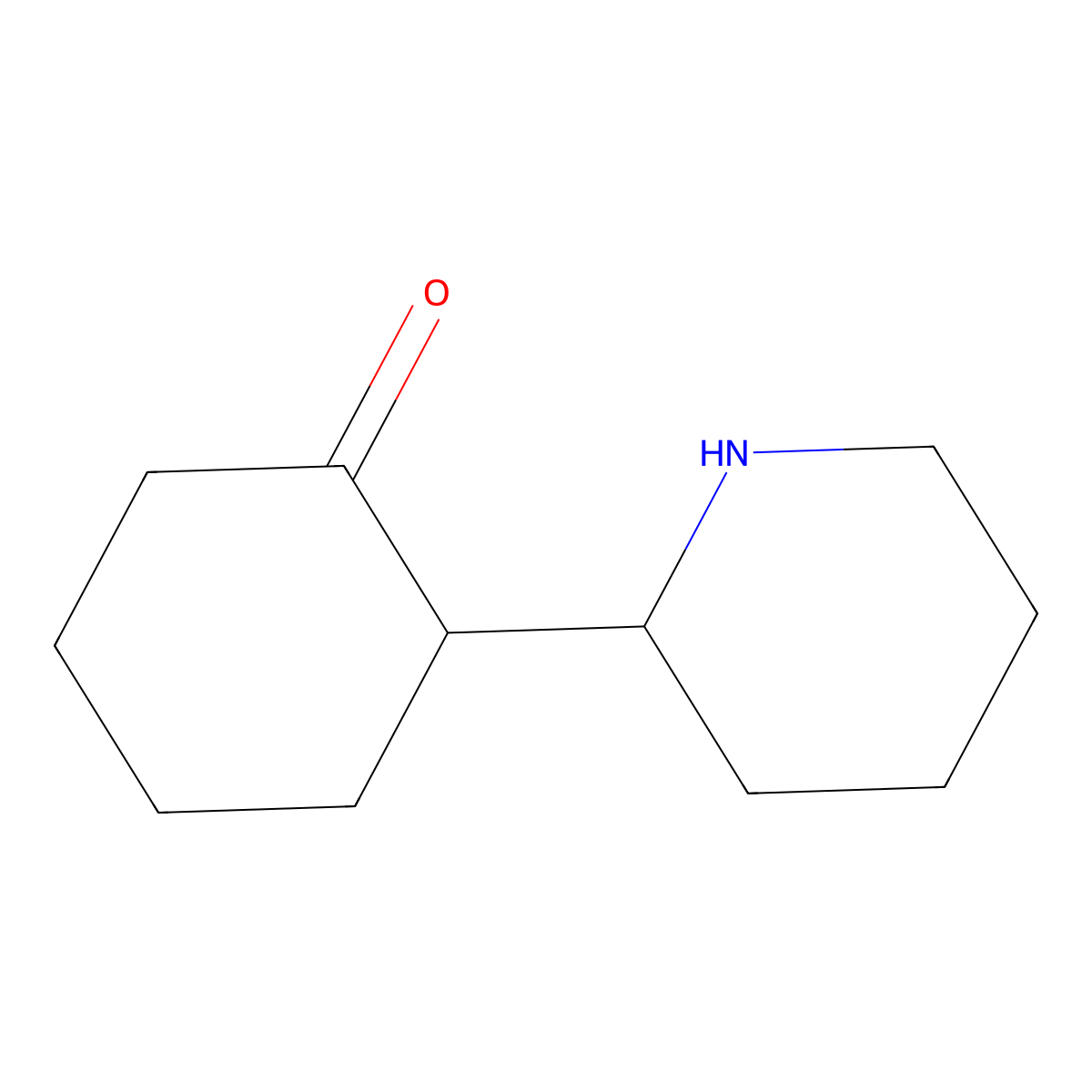 2-(Piperidin-2-yl)cyclohexan-1-one molecular structure, CAS 1522722-79-7
