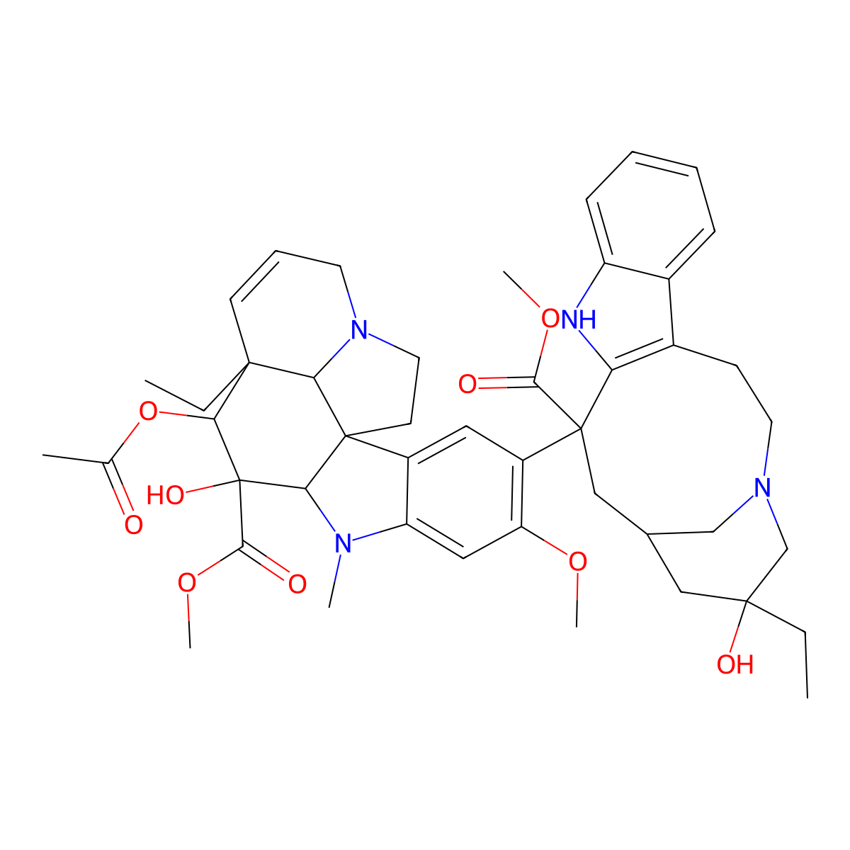 Vinrosidine molecular structure, CAS 15228-71-4