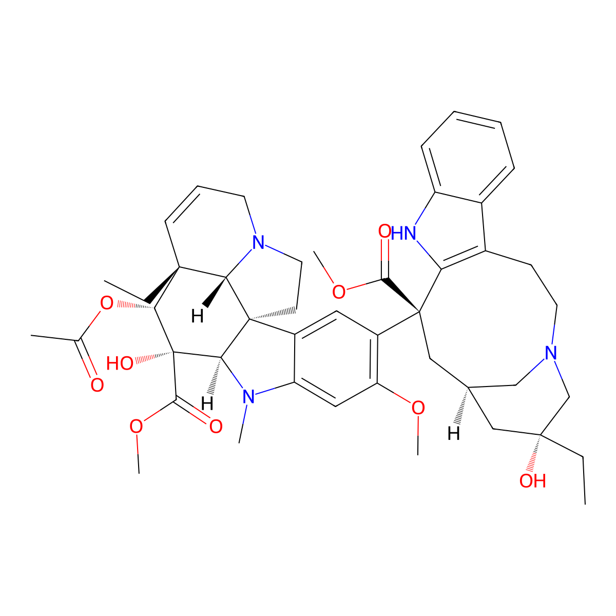 Vinrosidine molecular structure, CAS 15228-71-4
