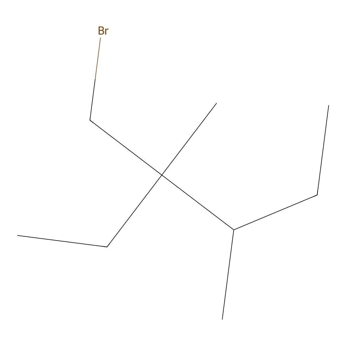 3-(Bromomethyl)-3,4-dimethylhexane molecular structure, CAS 1522810-47-4