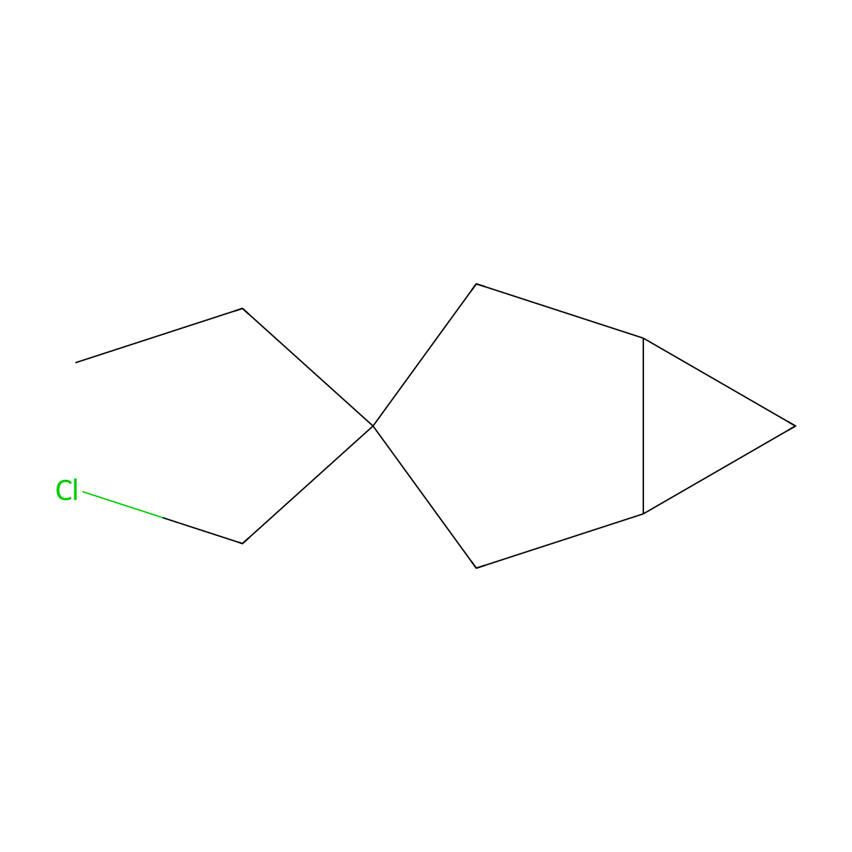 3-(Chloromethyl)-3-ethylbicyclo[3.1.0]hexane molecular structure, CAS 1522875-12-2