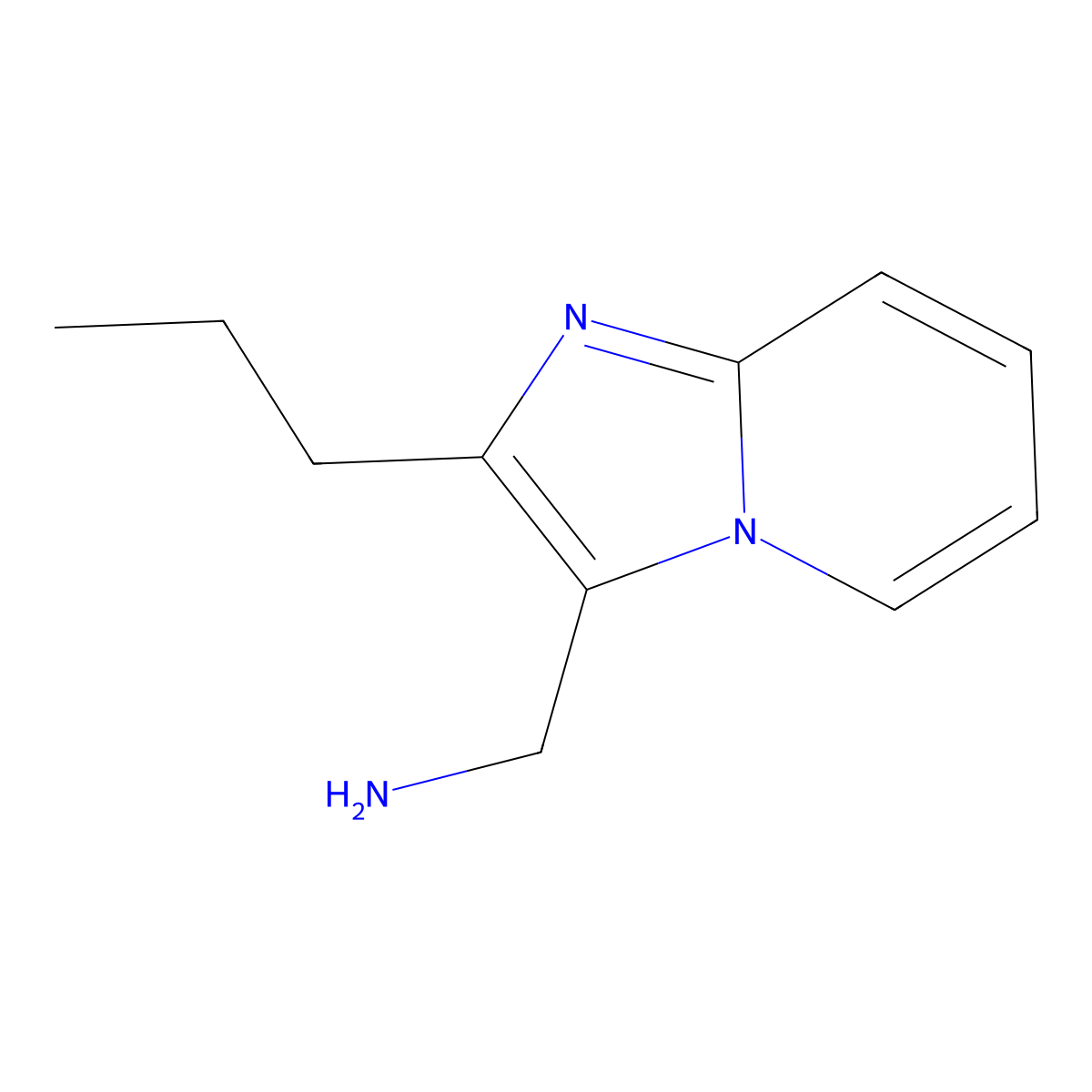 {2-Propylimidazo[1,2-a]pyridin-3-yl}methanamine molecular structure, CAS 1522956-93-9