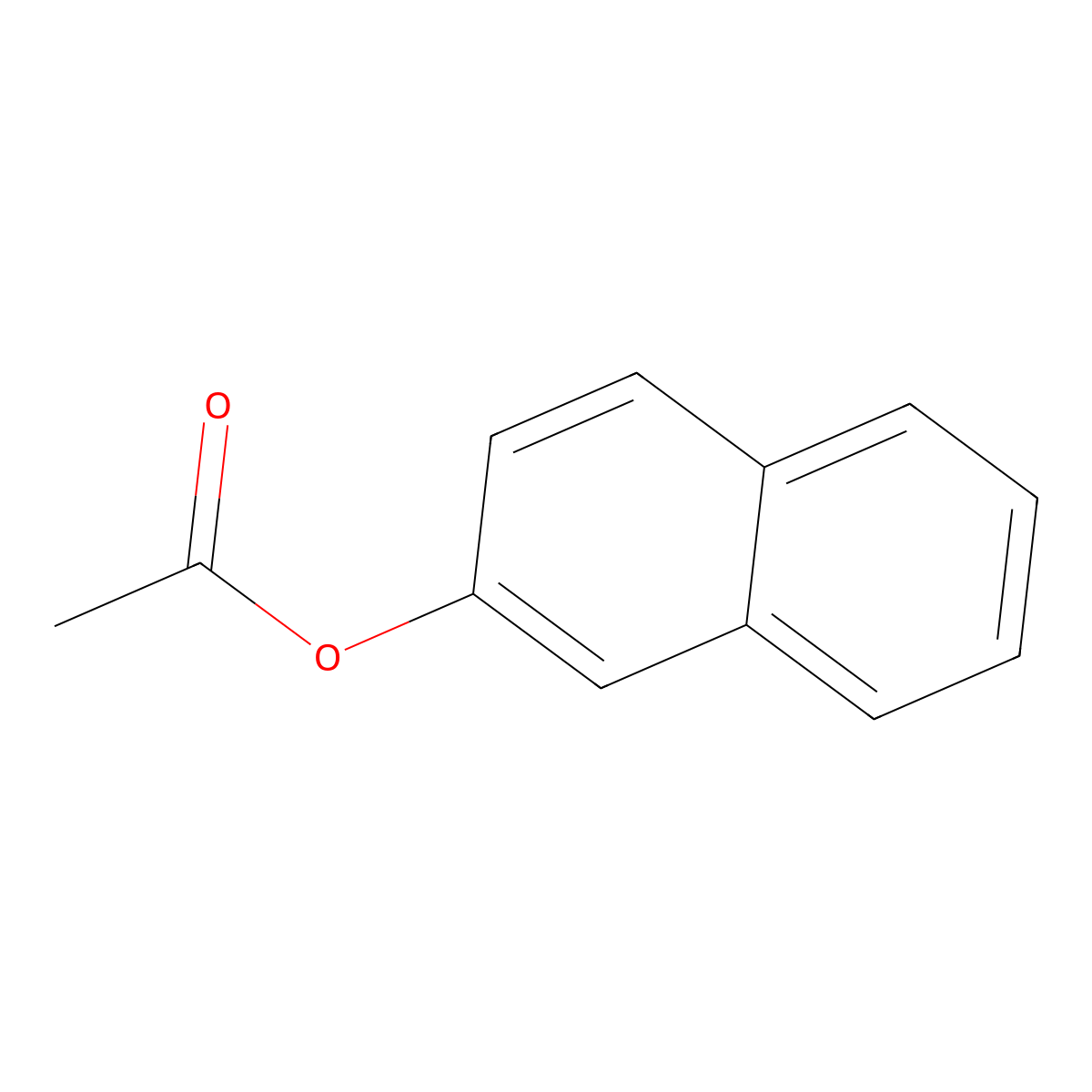 2-Naphthyl acetate molecular structure, CAS 1523-11-1