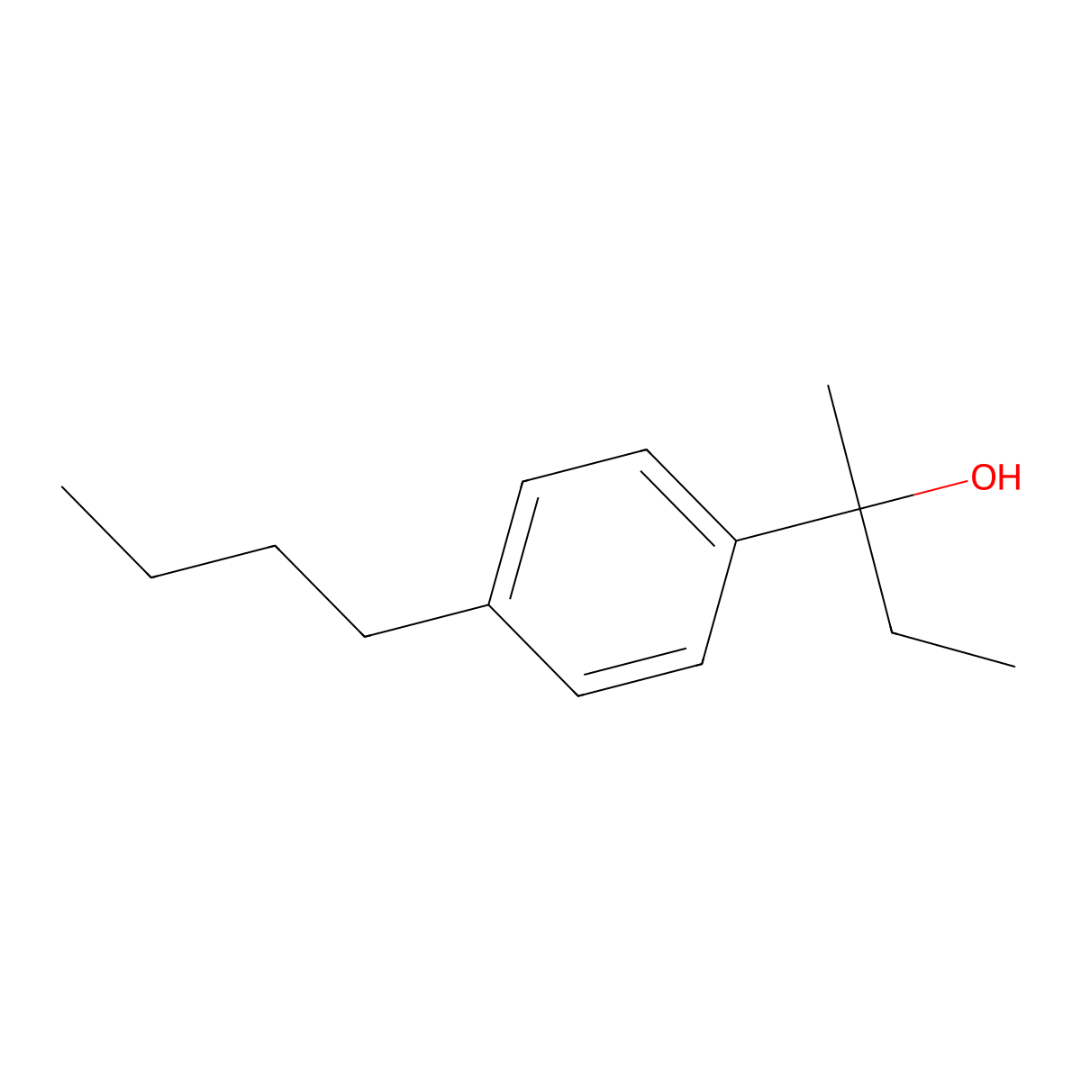 2-(4-n-Butylphenyl)-2-butanol molecular structure, CAS 152300-86-2