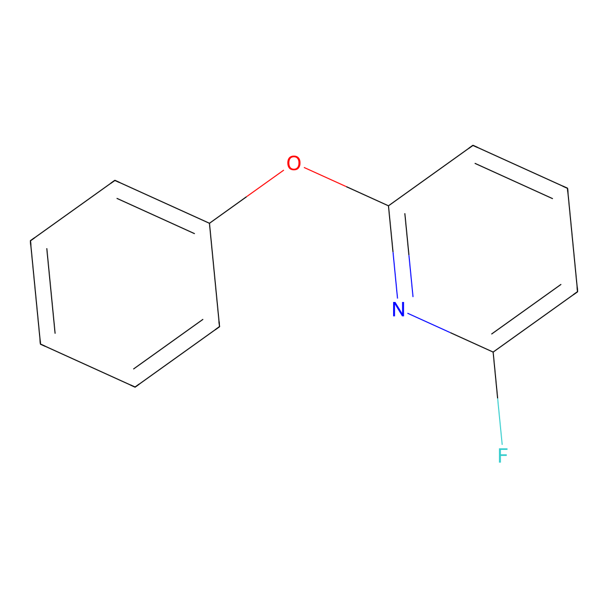 2-Fluoro-6-phenoxypyridine molecular structure, CAS 152301-74-1