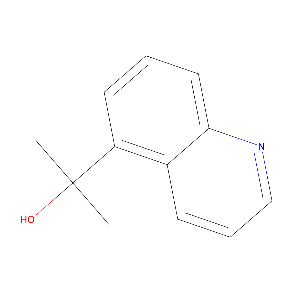 2-(Quinolin-5-yl)propan-2-ol molecular structure, CAS 1523041-03-3