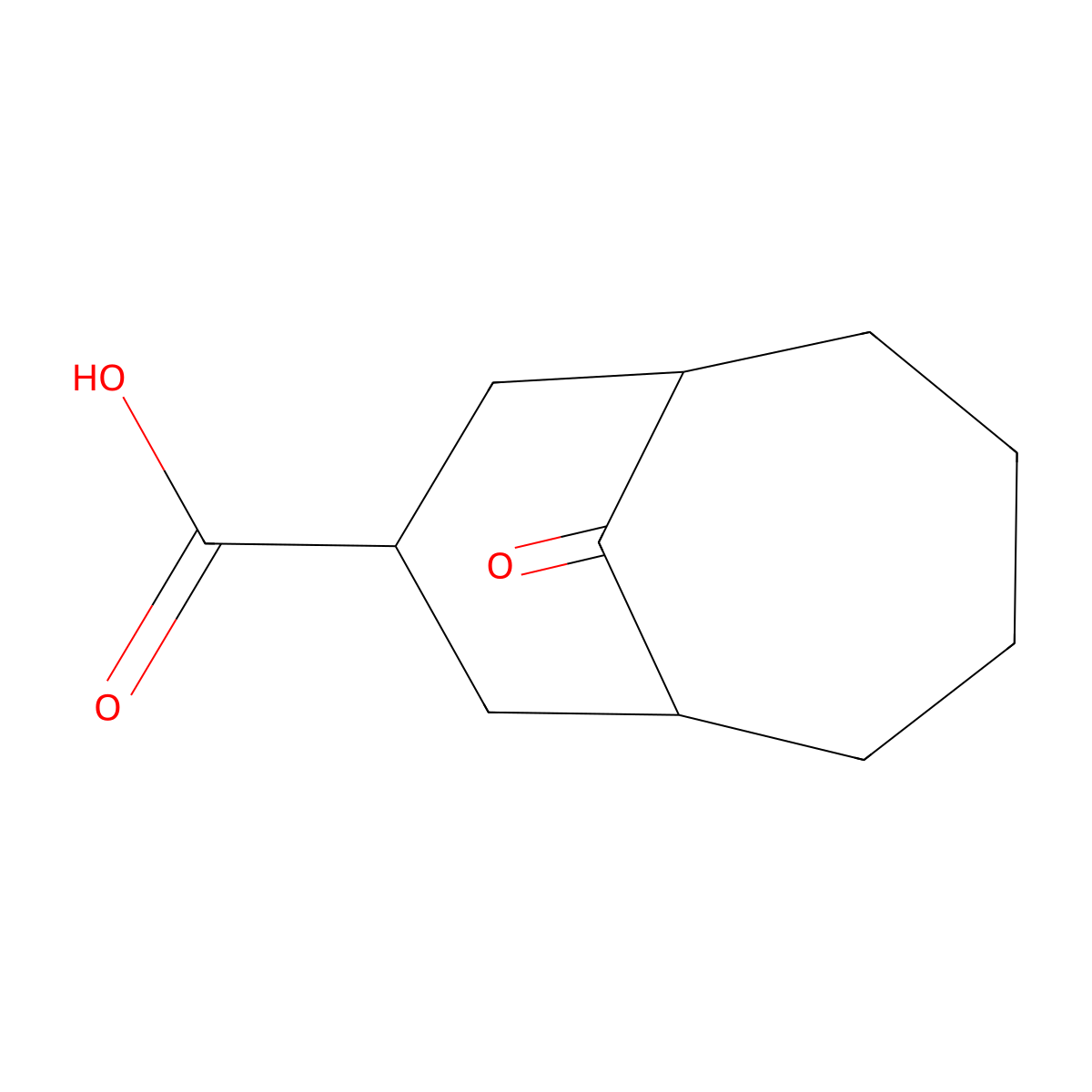 10-Oxobicyclo[4.3.1]decane-8-carboxylic acid molecular structure, CAS 1523050-67-0
