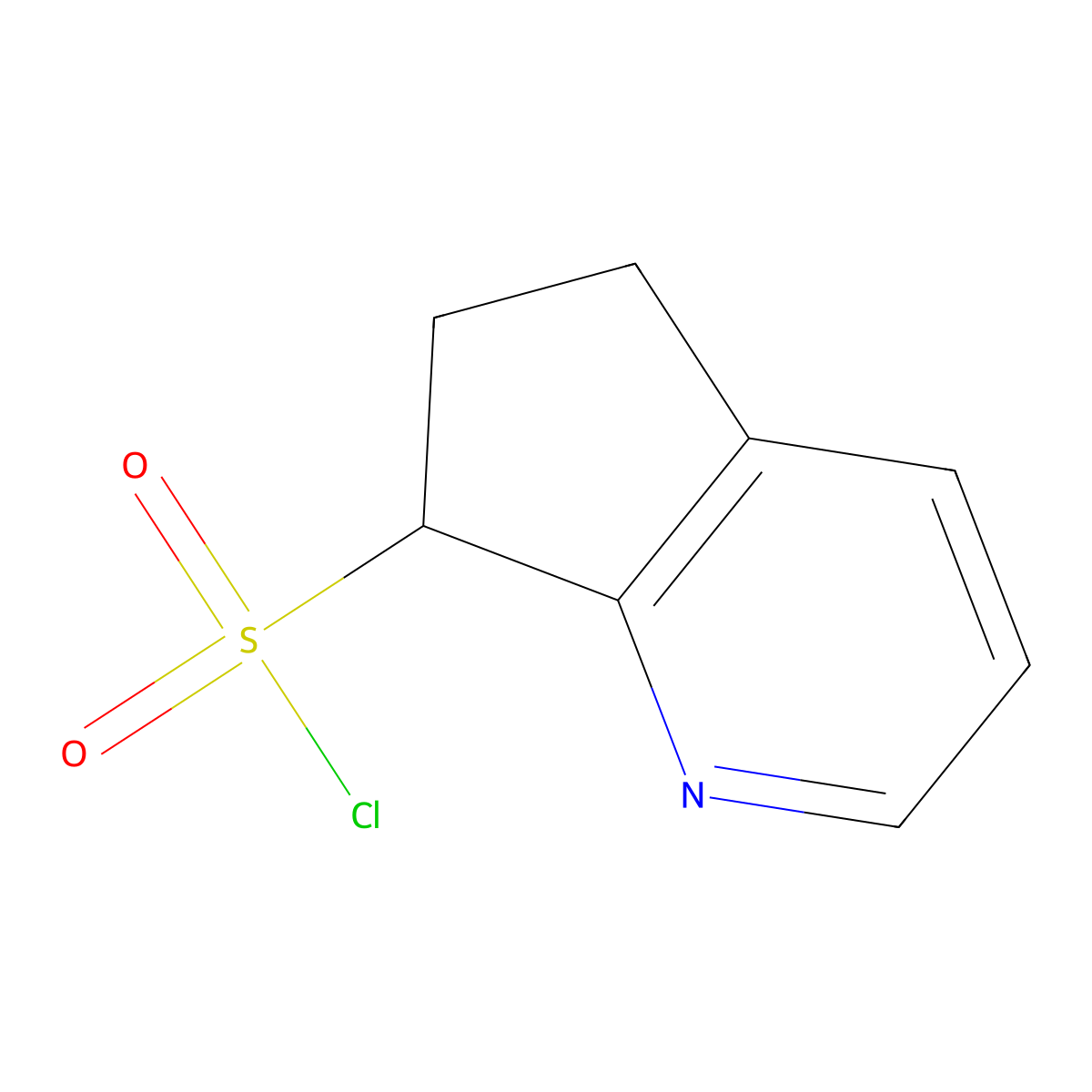 6,7-Dihydro-5h-cyclopenta[b]pyridine-7-sulfonyl chloride molecular structure, CAS 1523056-20-3