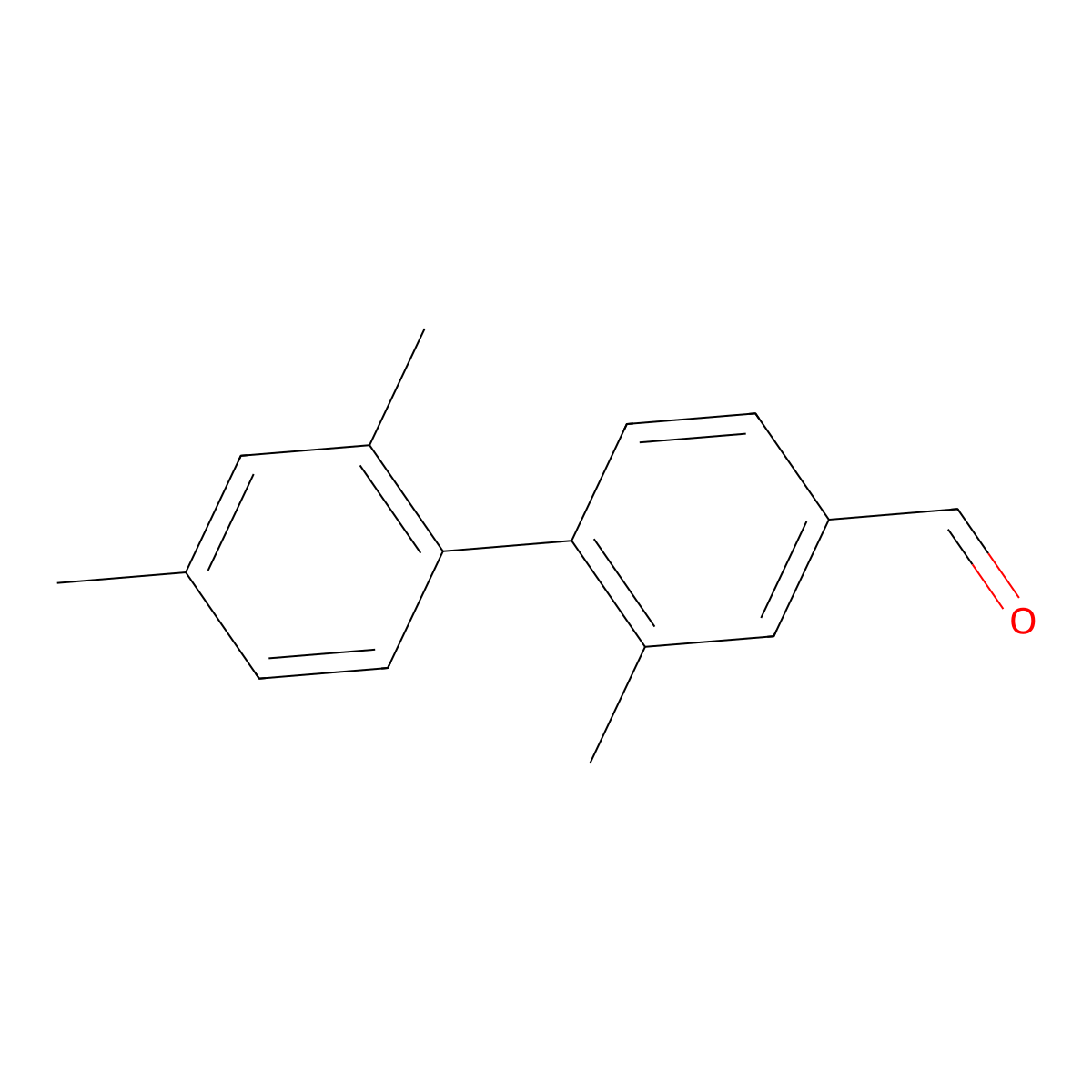 4-(2,4-Dimethylphenyl)-3-methylbenzaldehyde molecular structure, CAS 1523092-84-3