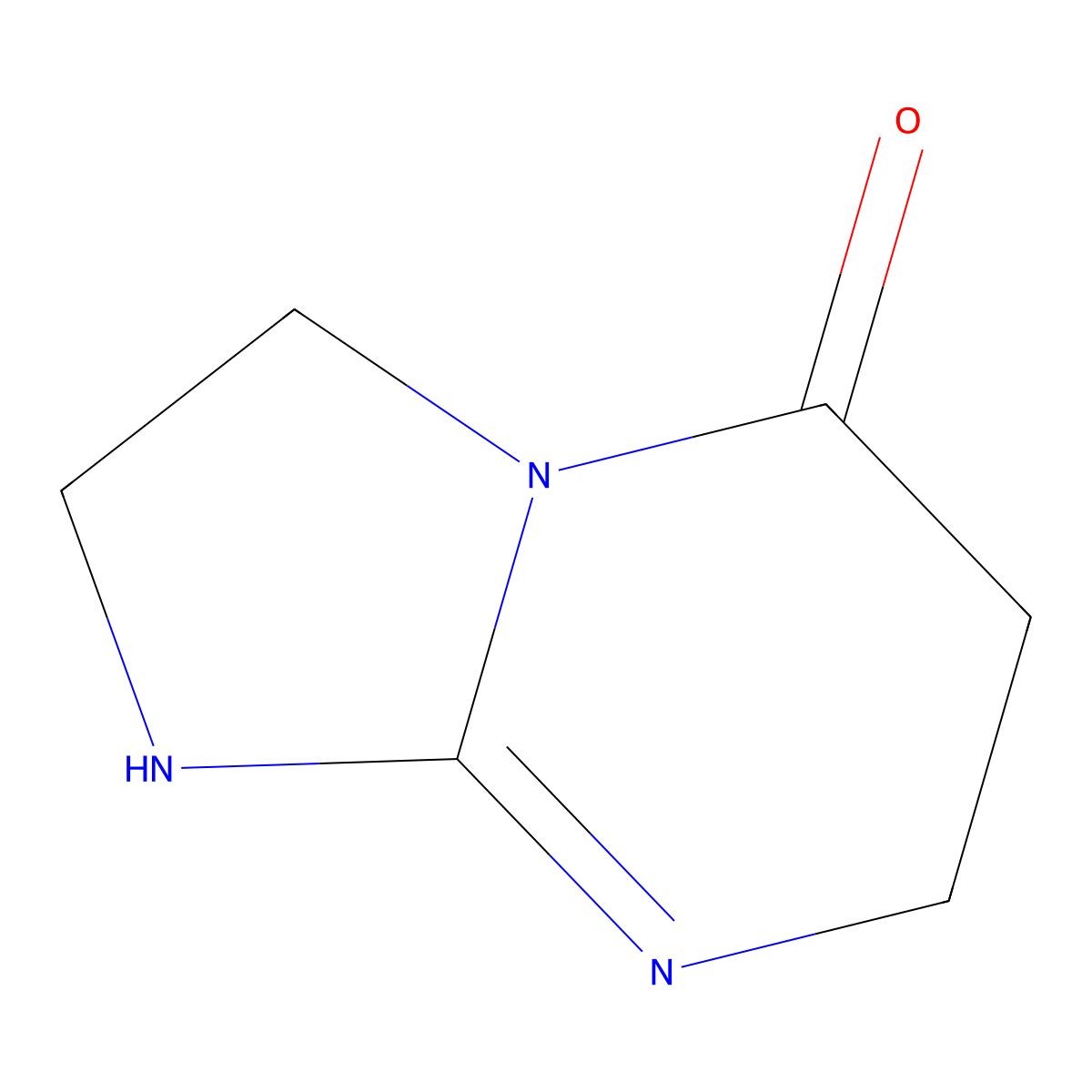 Imidazo(1,2-a)pyrimidin-5(1H)-one, 2,3,6,7-tetrahydro- molecular structure, CAS 15231-34-2