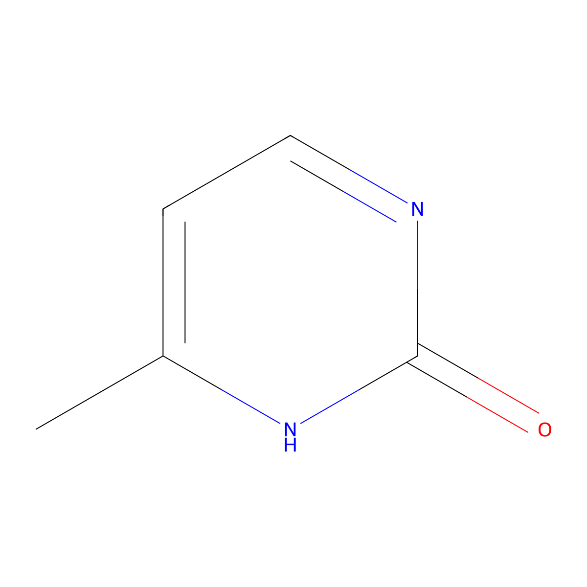 4-Methylpyrimidin-2-ol hydrochloride molecular structure, CAS 15231-48-8